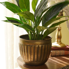 Bronze Metal Planter - Small