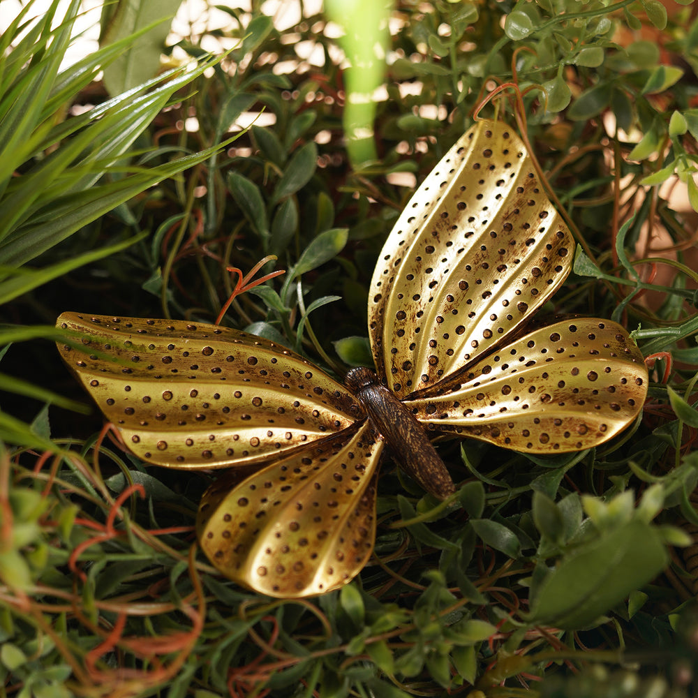 Gold Polyresin Butterfly Decor Accent - Small