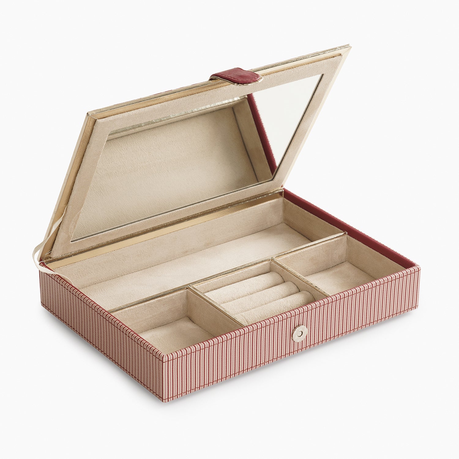 Shop Pink & Ivory Printed Faux Leather Jewellery Box - at Best