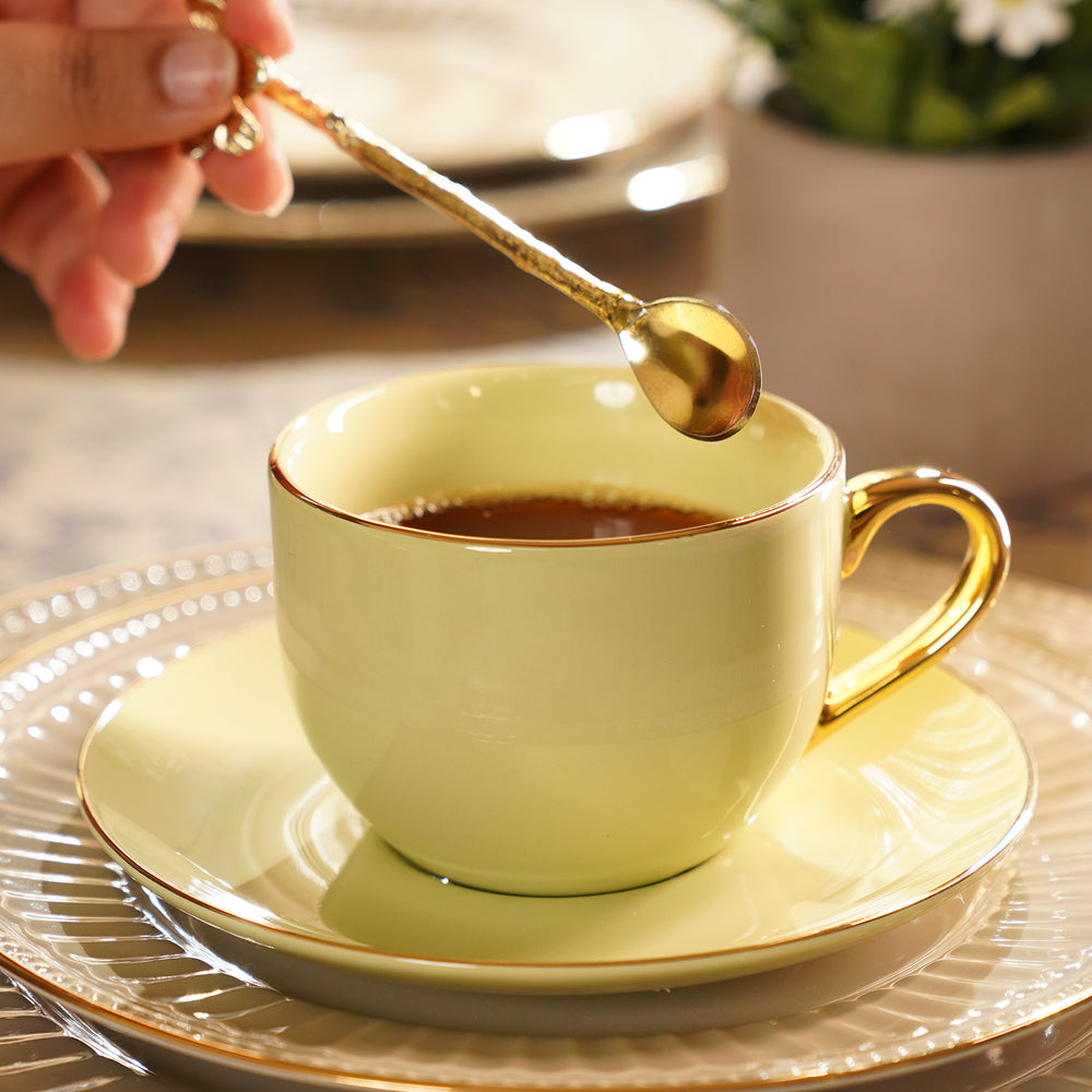 Light Green Senorita Cup and Saucer
