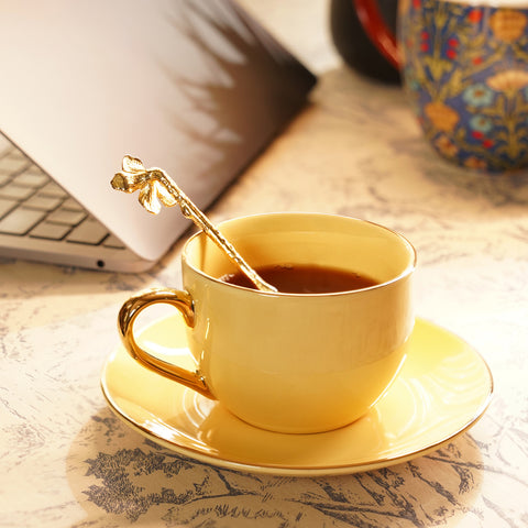 Light Yellow Senorita Cup and Saucer