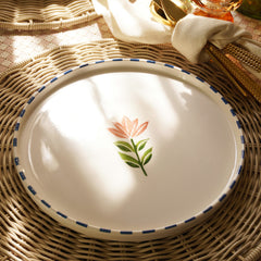 Blue & White Hand Painted Dinner Platter