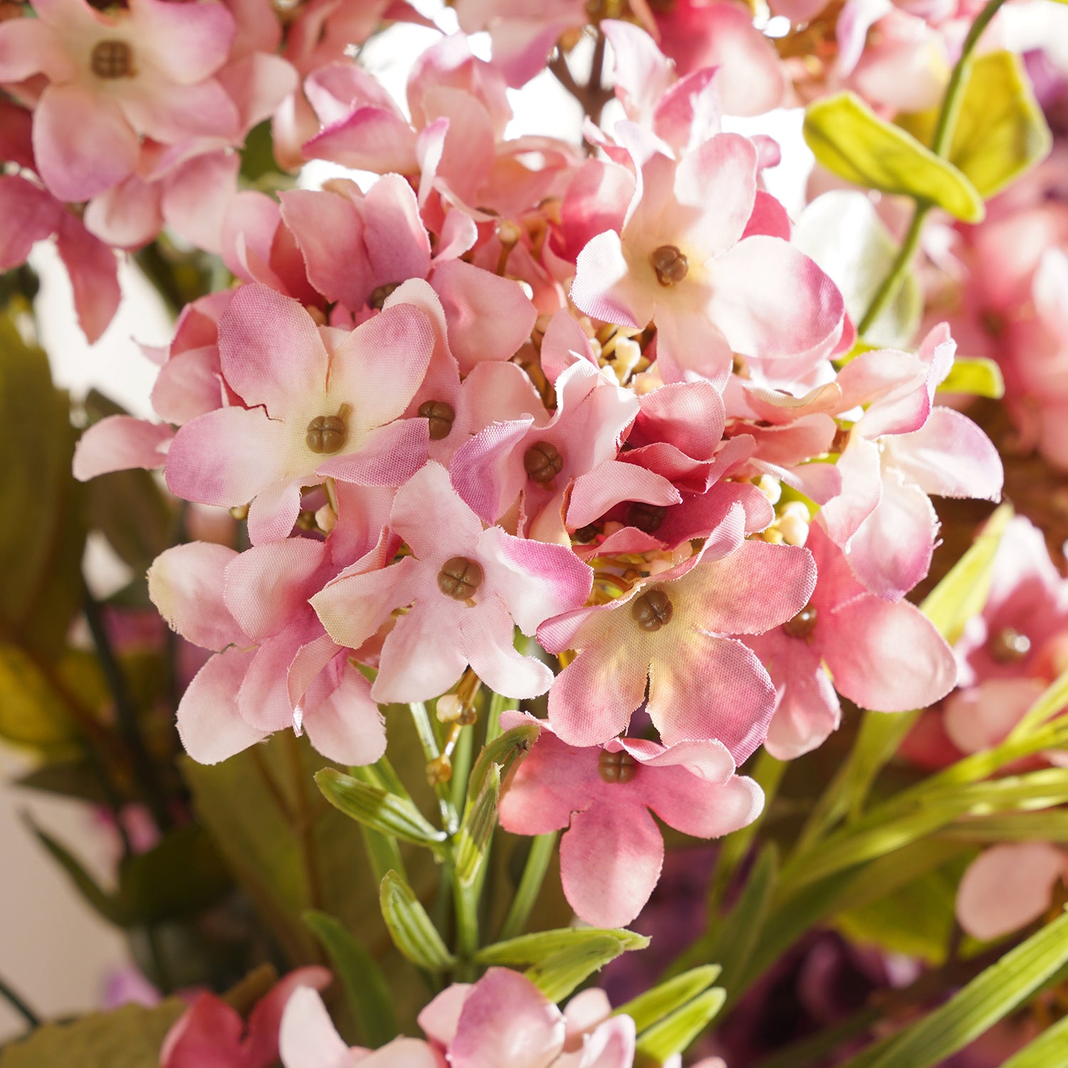 Shop Light Pink Hydranger Artificial Flower Stem - Single - at