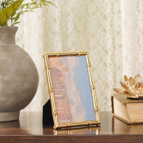 Gold Bamboo Photo Frame - Small