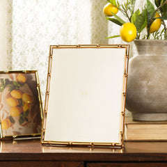 Gold Bamboo Photo Frame - Large