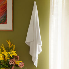 White Sheared Bath Towel