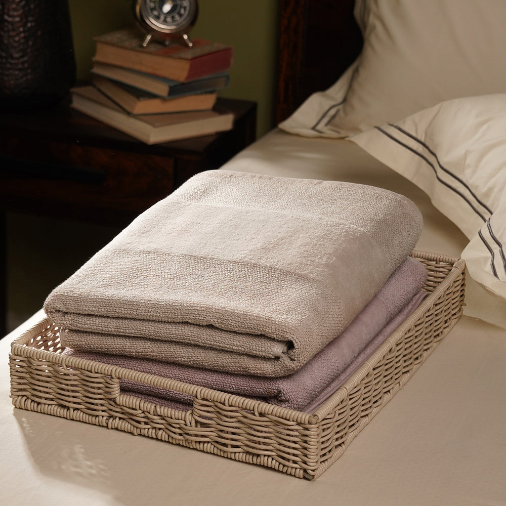 Light Beige Sheared Bath Towel