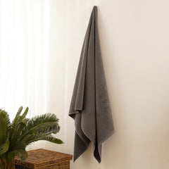Dark Grey Sheared Bath Towel