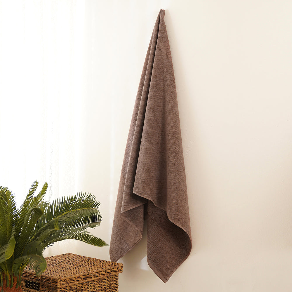 Chocolate Brown Sheared Bath Towel