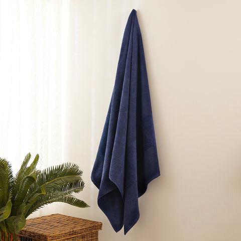 Blue Sheared Bath Towel