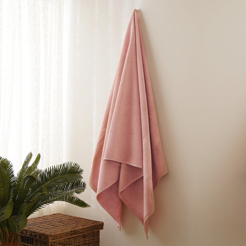 Pink Sheared Bath Towel