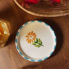 Set of 2 Blue & White Hand Painted Coasters