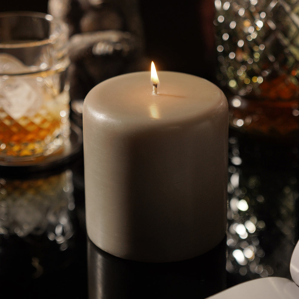 Grey Neroli Pillar Candle - Extra Large