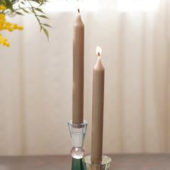 Set of 2 Grey Neroli Taper Candles