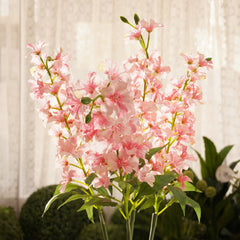 Pink Phlox Artificial Flower Stem - Single