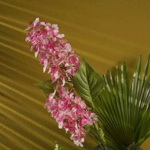 Pink Hydrangea Paniculata Artificial Flower Spray