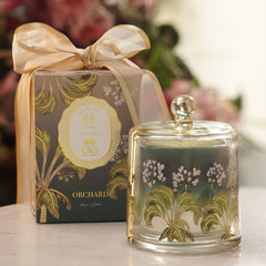 Green Woodland Fruit Orchard Bell Jar Candle