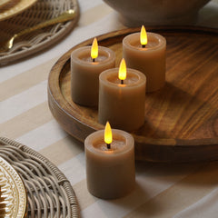 Grey LED Candle