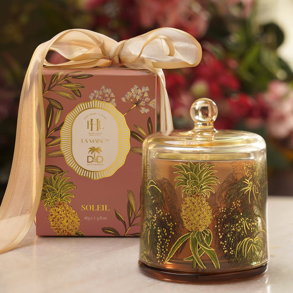 Brown Wild in Spring Soliel Bell Jar Candle
