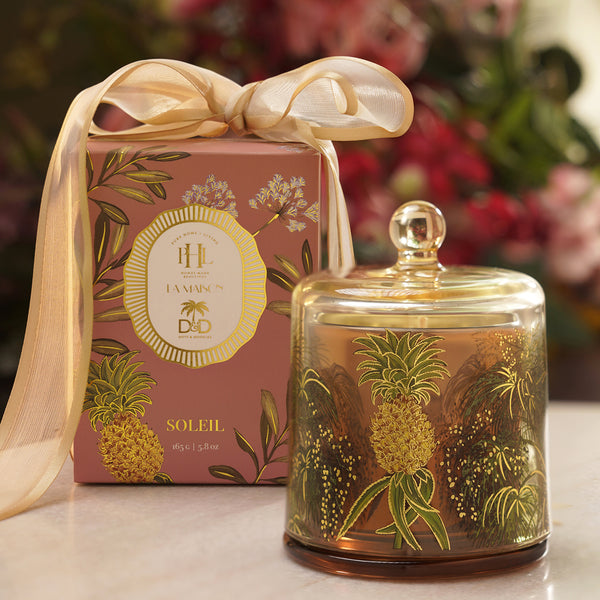 Brown Wild in Spring Soliel Bell Jar Candle