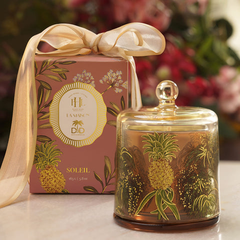 Brown Wild in Spring Soliel Bell Jar Candle