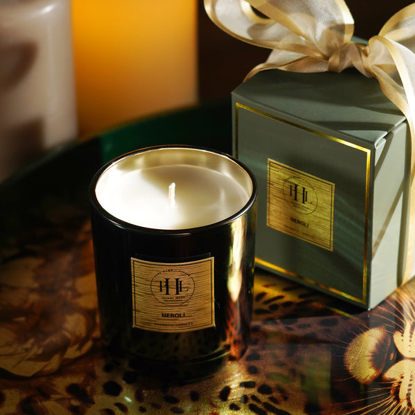 Green Scented Wax Filled Candle Jar - Neroli