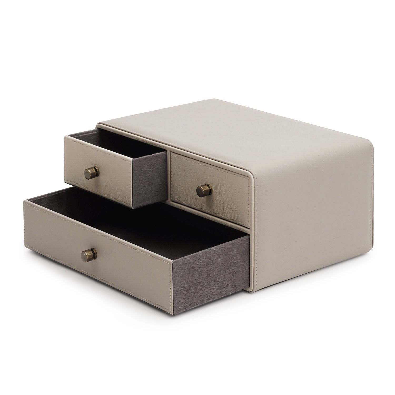 Shop Beige & Cream Faux Leather Drawer Organizer - at Best Price