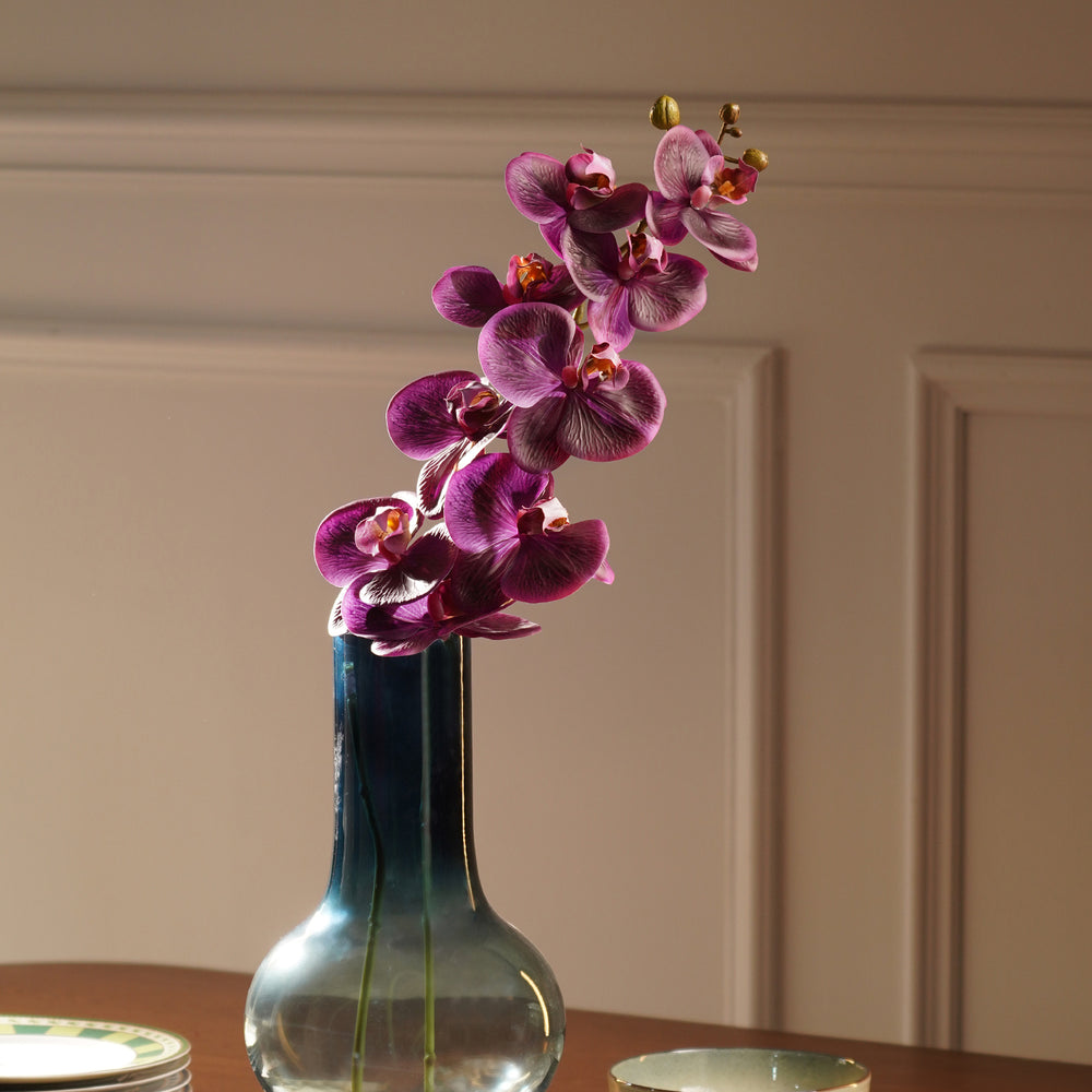 Purple Phalaenopsis Artificial Flower Stem - Single