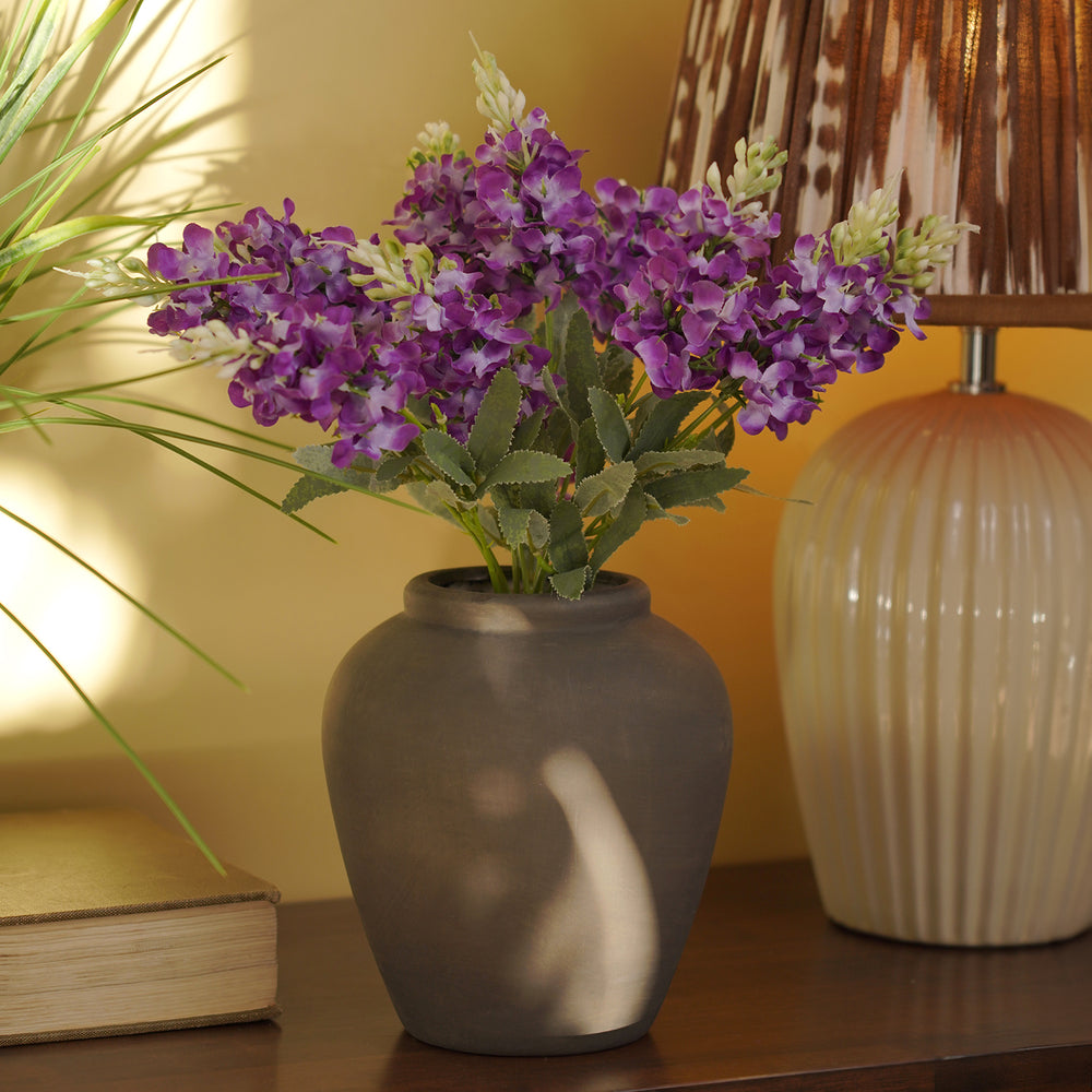 Purple Artificial Hyacinth in Pot