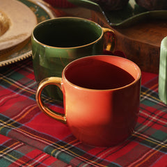 Red Porcelain Senorita Coffee Mug