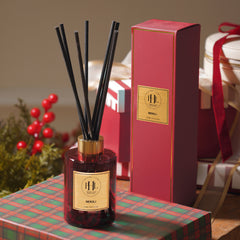 Neroli Glass Reed Diffuser - Red