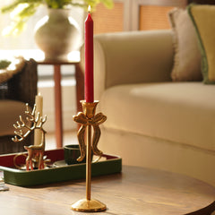 Set of 2 Red Spiced Apple Tapered Candles