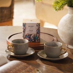 PHL X Newby Black Tea & Thyme Tea Cup & Saucer Set