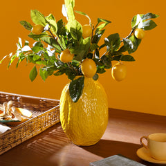 Lemon Ceramic Vase - Large