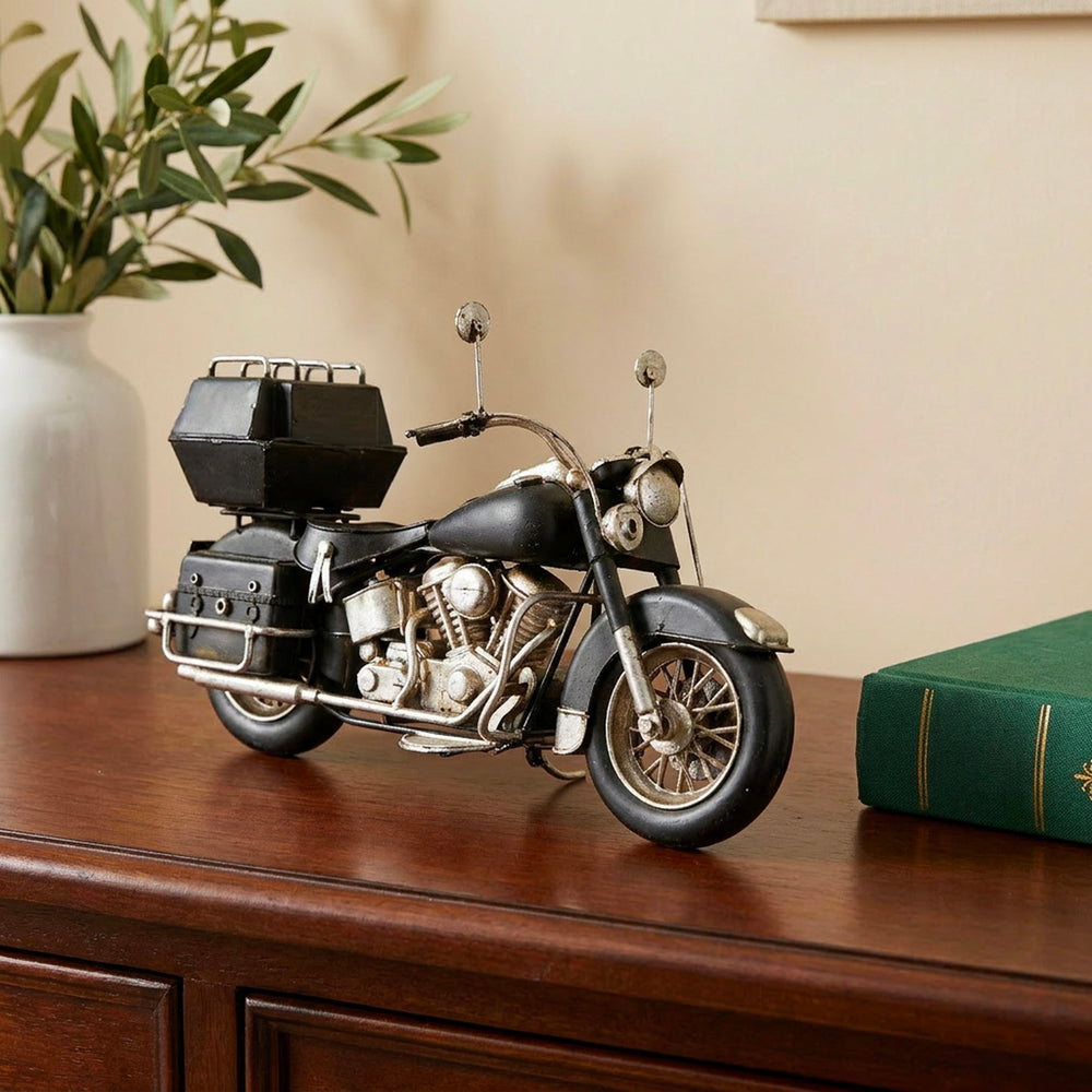 Black Roadster Motorcycle