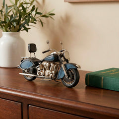 Blue Roadster Motorcycle