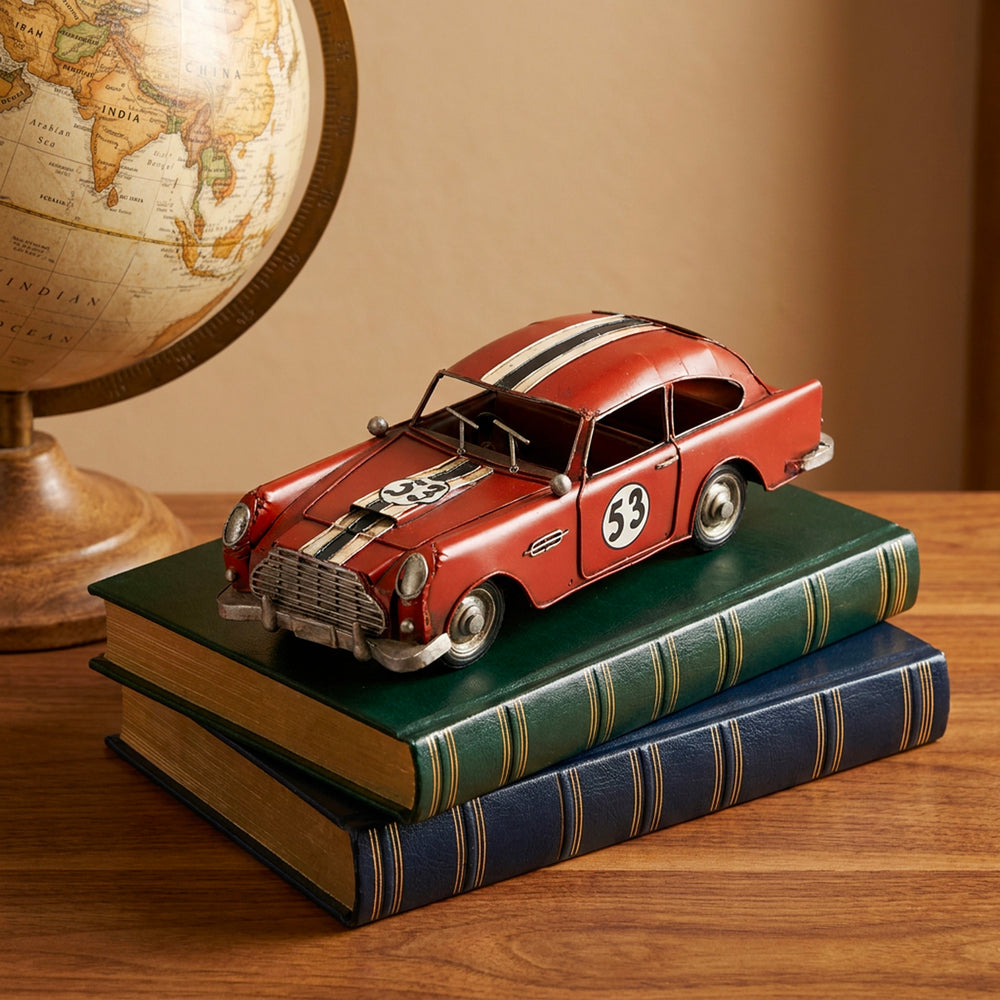 Red Vintage Rally Car