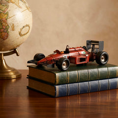 Red & Black Vintage Grand Prix Car