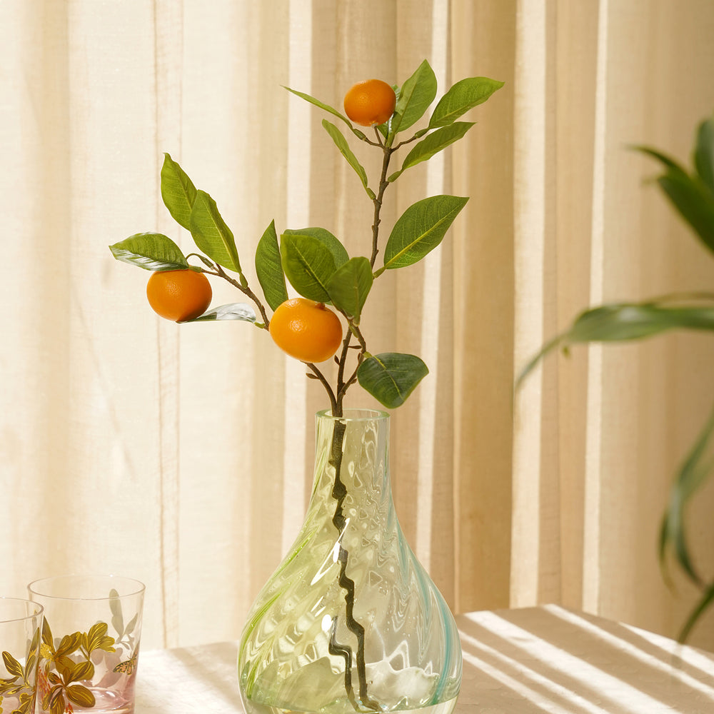 Orange Artificial Mandarin Spray - Single