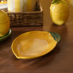 Yellow Ceramic Lemon Platter - Small
