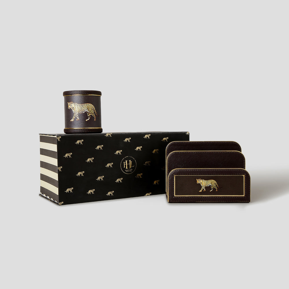 Savannah Envelope Holder & Pen Cup Gift Set