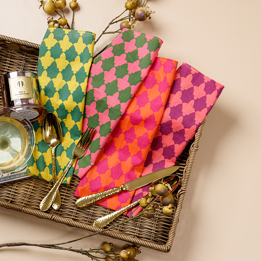 Mosaic Harmony Dinner Napkin Set of 4