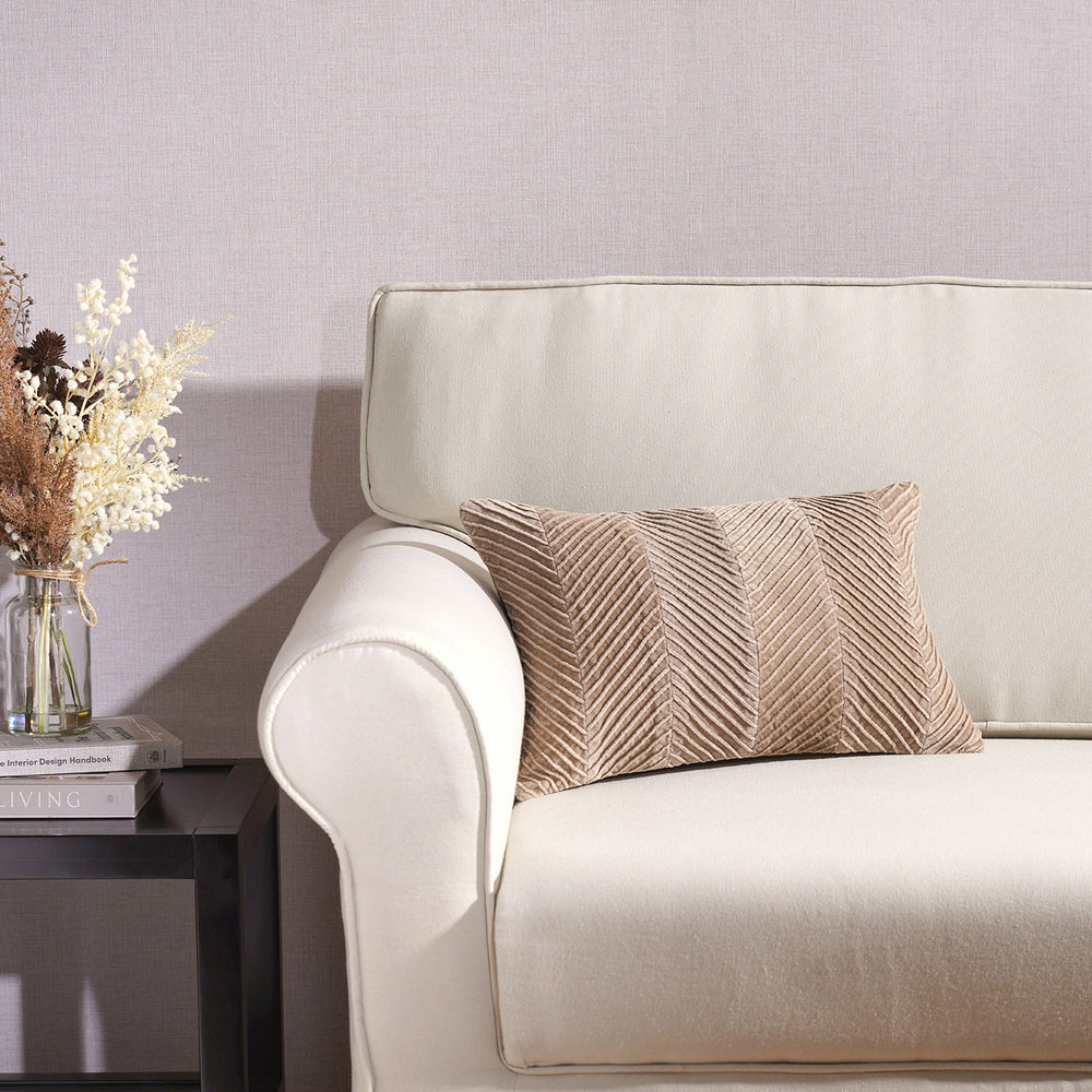 Chevron Light Grey Cushion Cover