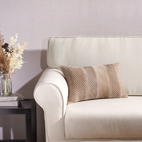Chevron Light Grey Cushion Cover