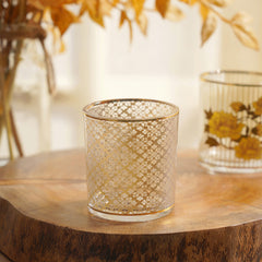 Set of 6 Floral Votive Holder
