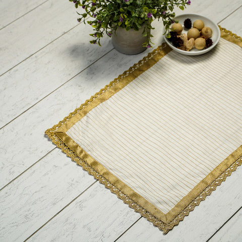 Cream and Gold Nightfall Placemat