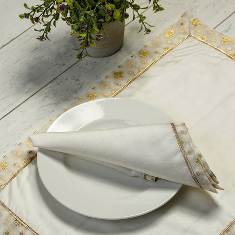 Cream and Gold Nirvana Napkin