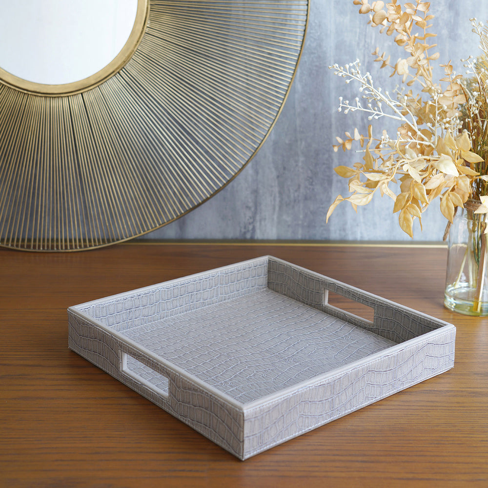 Square Grey Boris Tray
