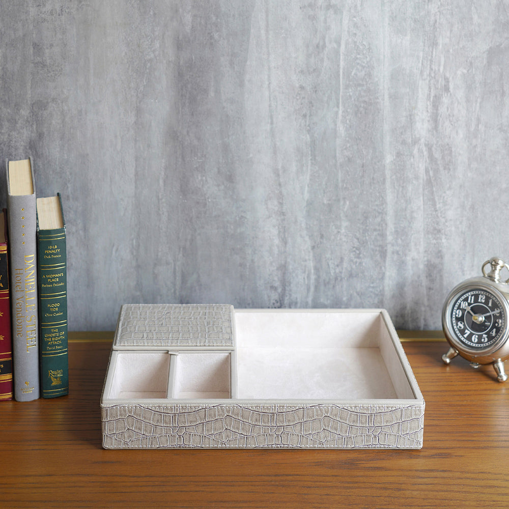 Grey Textured Tray
