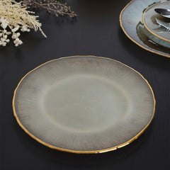 Luce Coffee Gold Dinner Plate